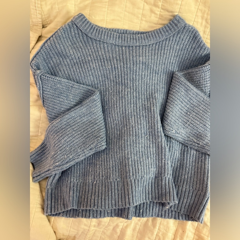 Women’s blue sweater